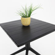 Frankie Resin Dining Table - Black